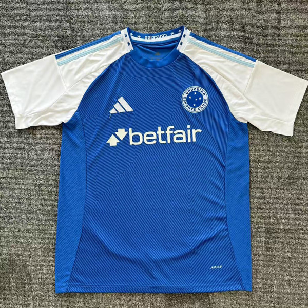 25/26  Cruzeiro Home Fans Soccer Jersey