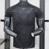 25/26  Man Utd Black Special Edition Player Version Soccer Jersey(白边）