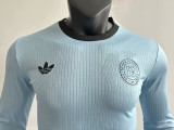 25/26 Germany Blue Goalkeeper 125th Anniversary Edition  Long Sleeve Player Version Soccer Jersey