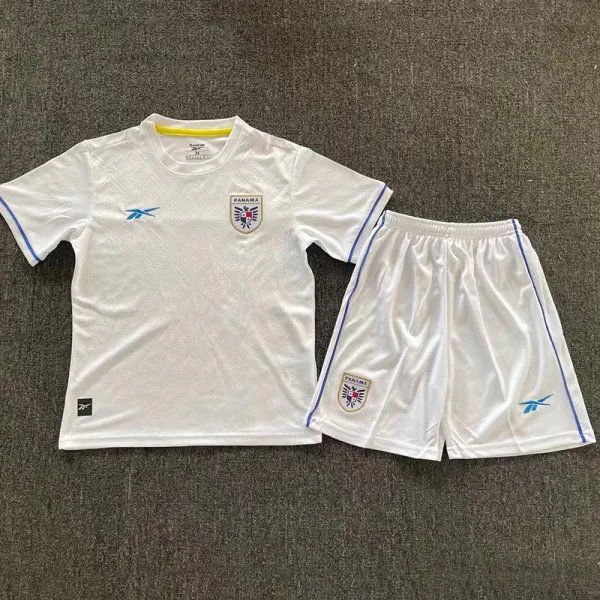 24/25  Panama Away White Kids Soccer Jersey（圆领）