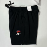 24/25 NK Black Cotton shorts(002、前彩色标、全棉)