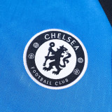 24/25 CHE Light Blue Player version Half Pull Tracksuit  (球员版、半拉链)