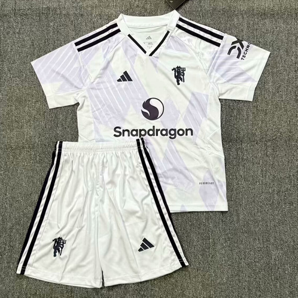 25/26 Man Utd Away Kids Soccer Jersey