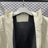 2024 New CAMEL White Velvet Windbreaker F6（加绒、连帽）