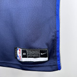 Dallas Mavericks LRVING #11 Royal Blue （Snow Mountain） Top Quality Hot Pressing NBA Jersey（雪山V领）