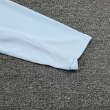 24/25 France Light Blue  Kids Half Pull Tracksuit (半拉链、童装)