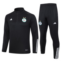 24/25 Algeria Black Half Pull Tracksuit #B709(半拉链)