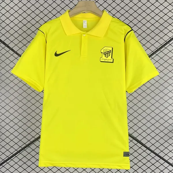 24/25 Ittihad Yellow Polo Shirt