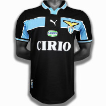 1998/2000 Lazio Away Black Retro Soccer Jersey
