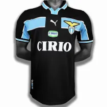 1998/2000 Lazio Away Black Retro Soccer Jersey