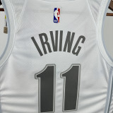 24/25 Dallas Mavericks IRVING #11 White  City Edition  Top Quality Hot Pressing Retro NBA Jersey