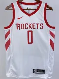 2018/2019 ROCKETS WESTBROOK #0 White Home Top Quality Hot Pressing NBA Jersey