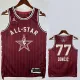 23/24 ALL-STAR DONCIC #77 Red Top Quality Hot Pressing NBA Jersey