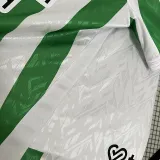 24/25 Real Betis Home Fans Soccer Jersey(胸前FREVER GREEN广告)
