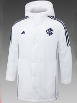 24/25 Internacional White Hooded Cotton Coat 帽棉衣