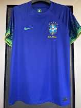 22/23 Brazil Away 1:1 World Cup Fans Soccer Jersey