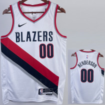 22/23 Trail Blazers HENDERSON #00 White Top Quality Hot Pressing NBA Jersey
