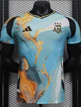 24/25 Argentina Lake Blue Special Edition  Player Version Soccer Jersey