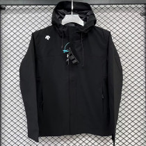 24/25 F703 Disant Black Single Layer Windbreaker(连帽冲锋衣）