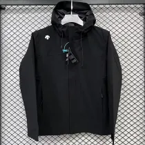 24/25 F703 Disant Black Single Layer Windbreaker(连帽冲锋衣）