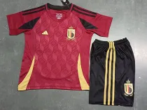 2024 Belgium Home Kids Soccer Jersey