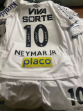 24/25 Santos FC Home  Kids Soccer Jersey(NEY MAR JR #10、Print all sponsors)