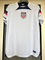 22/23 USA Home 1:1 World Cup Fans Soccer Jersey
