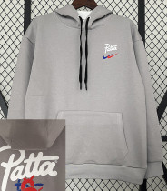 2024  BAR Grey Hoody (加绒)