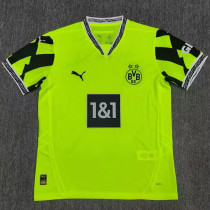 25/26 Dortmund  Fluorescent Green Fans Soccer Jersey