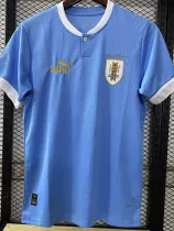 22/23 Uruguay Home World Cup Fans Soccer Jersey