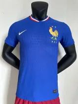 24/25 France Home  Player Version Soccer Jersey