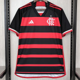 24/25 Flamengo Home Fans Soccer Jersey#With Advertisements(球迷版带广告)