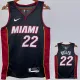 22/23 HEAT BUTLER #22 Black Top Quality Hot Pressing NBA Jersey (V领）