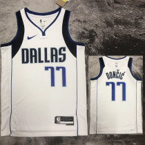 22/23 Dallas Mavericks DONCIC #77 White Home Top Quality Hot Pressing NBA Jersey