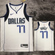 22/23 Dallas Mavericks DONCIC #77 White Home Top Quality Hot Pressing NBA Jersey