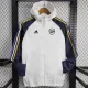 24/25 ARS White & Royal Blue Hooded Windbreaker