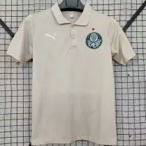 25/26  Palmeiras Grey White Polo shirts