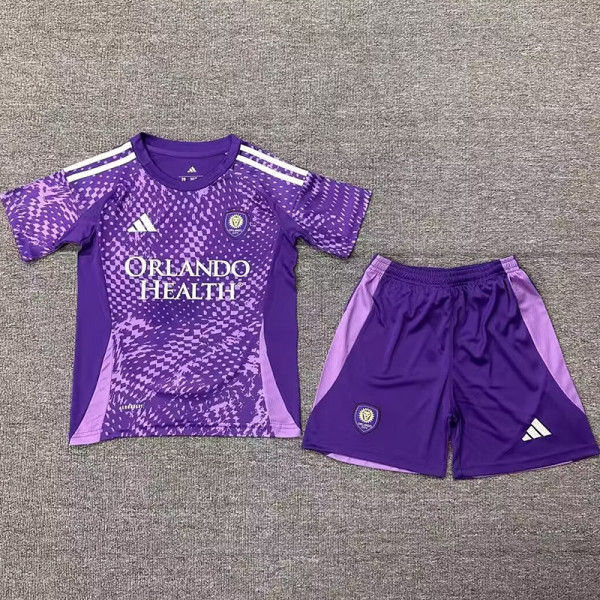 25/26 Orlando City  Home  Kids Soccer Jersey