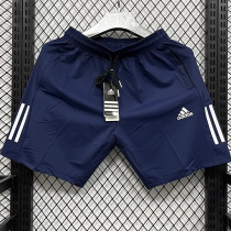 2025 DF2062 AD Royal Bluek Casual shorts (宝蓝、裤侧带两白杠）