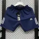 2025 DF2062 AD Royal Bluek Casual shorts (宝蓝、裤侧带两白杠）