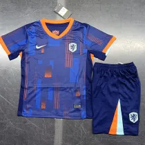 24/25 Netherlands Away Kids Soccer Jersey