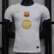 25/26 BAR White  Player Version Soccer Jersey(大胸花）