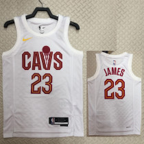 22/23 Cleveland Cavaliers JAMES #23 White Top Quality Hot Pressing NBA Jersey