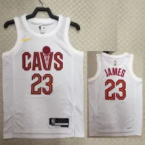 22/23 Cleveland Cavaliers JAMES #23 White Top Quality Hot Pressing NBA Jersey