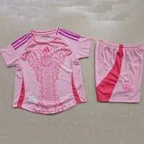 24/25  Algeria Pink Kids Player Version Soccer Jersey A34