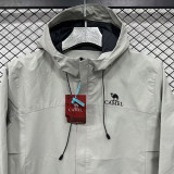 24/25 F705 CAMEL White Single Layer Hooded Windbreaker (连帽）