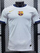 25/26 BAR White Team Logo Special Edition Player Version Soccer Jersey(队标）