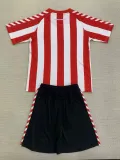 24/25 Sunderland Home Kids Soccer Jersey