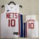 22/23 Nets SIMMONS #10 White Top Quality Hot Pressing NBA Jersey (Retro Logo)