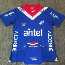 2025 Club Nacional Away Fans Soccer Jersey(V领、全广告)